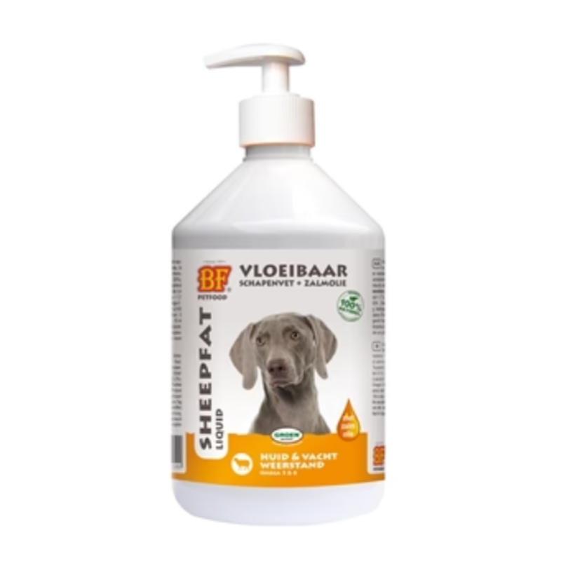 Biofood Flüssiges Schaffett Mit Lachsöl